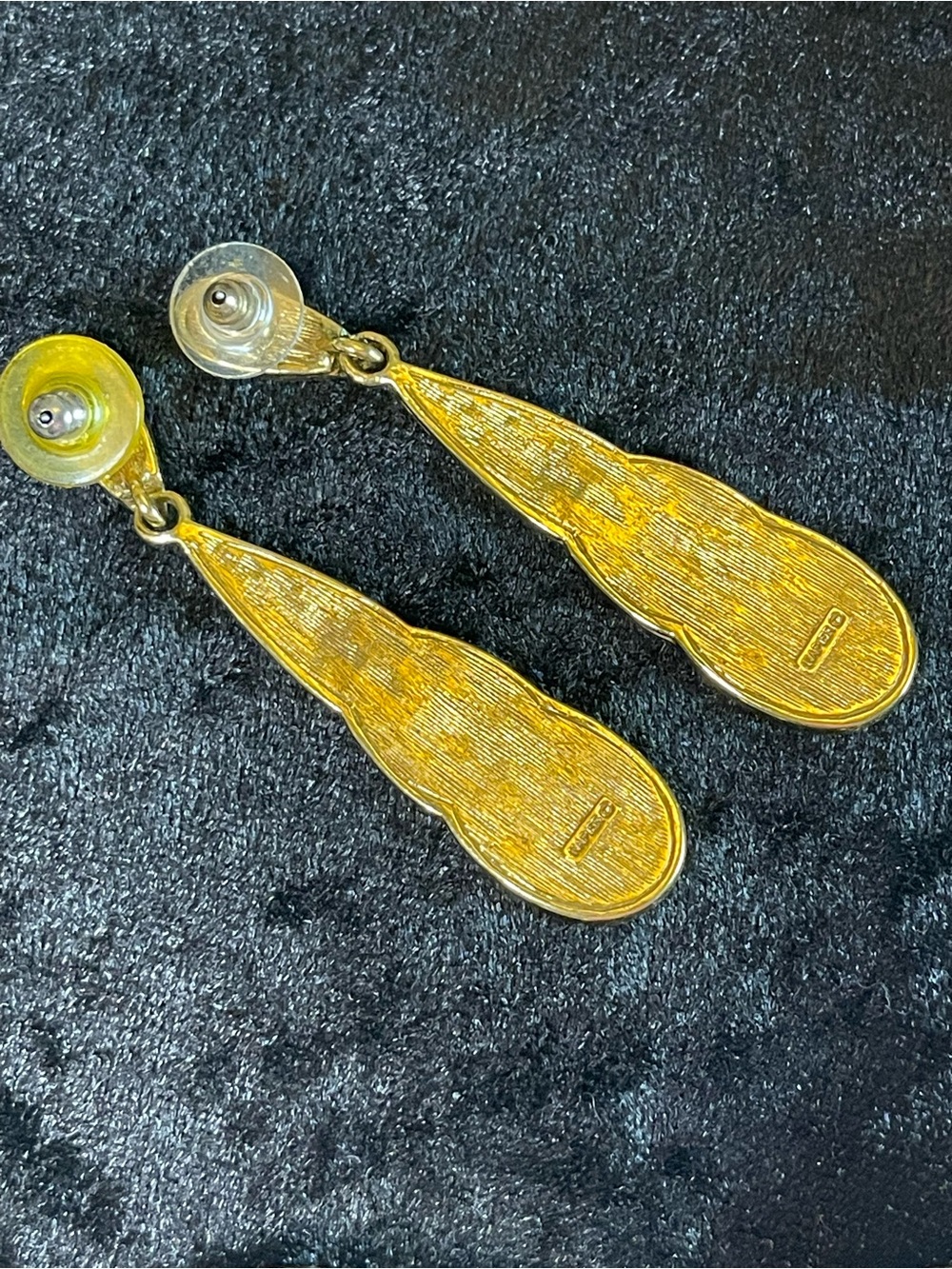 Vintage Napier dangle earrings - Picture 2 of 2